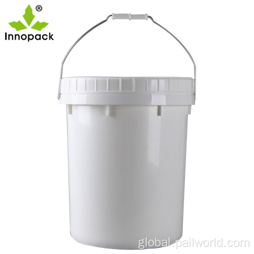 Plastic Pail 20 Liter paint black plastic screw top pail Factory